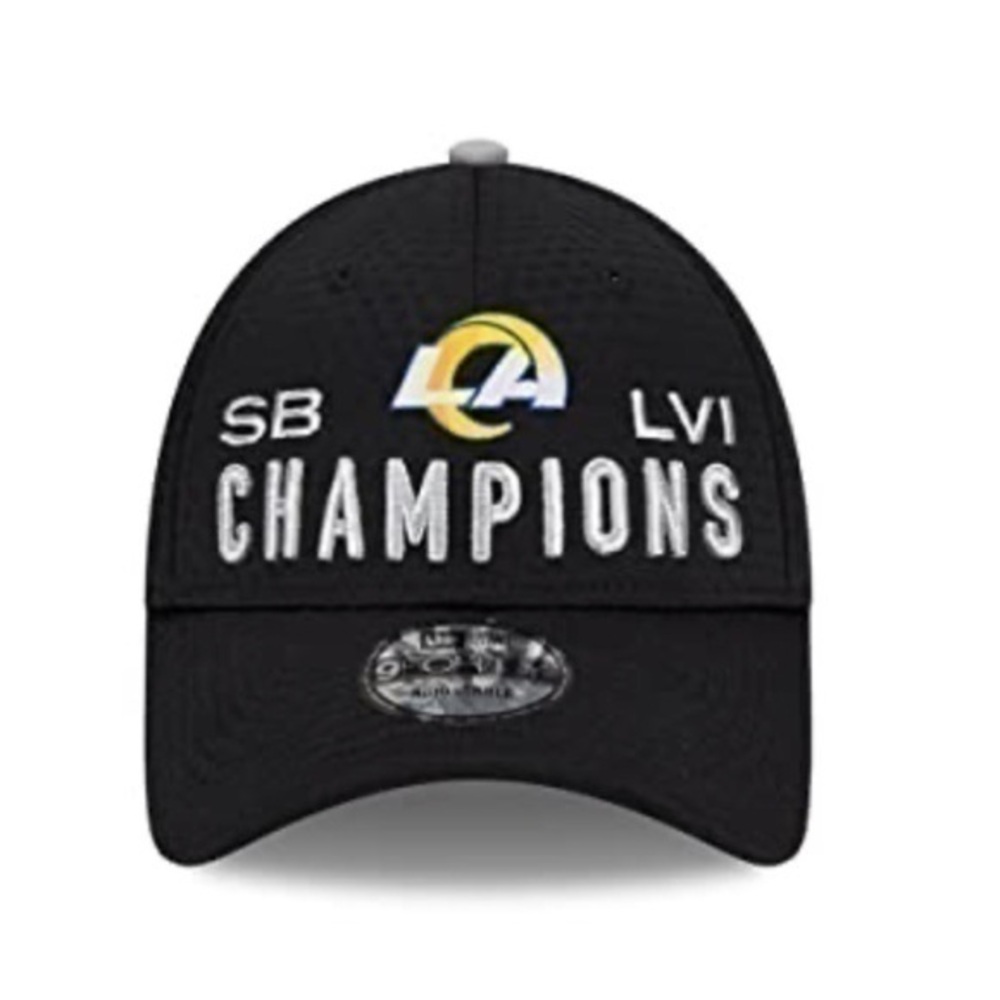 Los Angeles Rams New Era Super Bowl LVI Champions Locker‎ Room Trophy Hat NEW